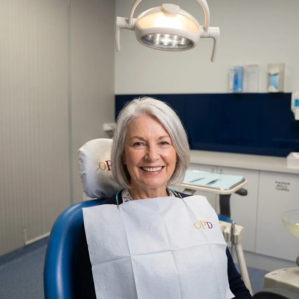 Patient smile Oak Park Denture Clinic Melbourne
